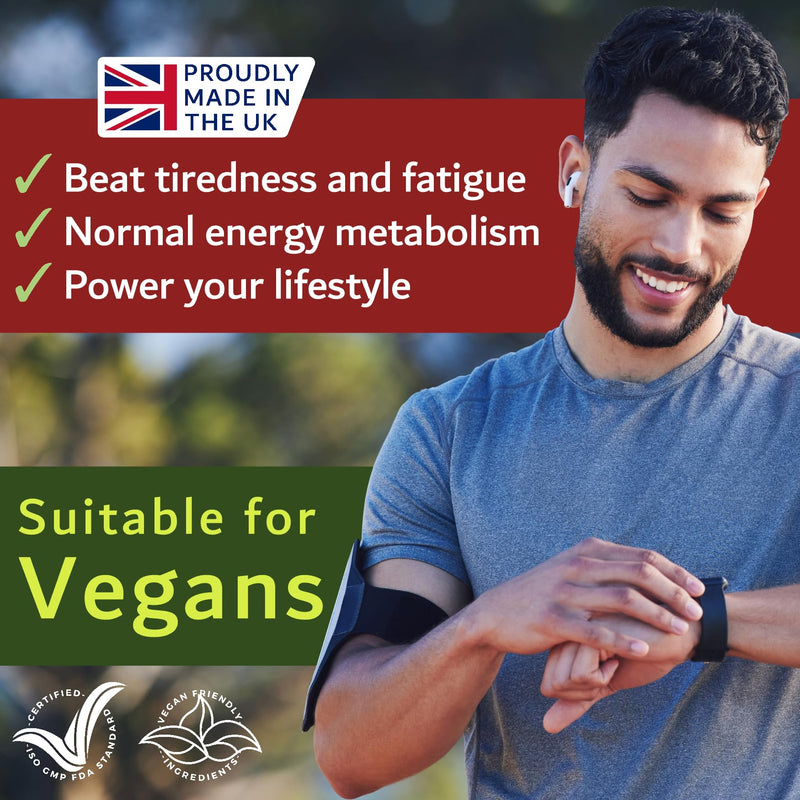 Vitamin B12 Liquid Drops 3000mcg Made in the UK Adeno + Methyl 2 Month Supply Vegan High Strength Sublingual Adenosylcobalamin + Methylcobalamin 30ml