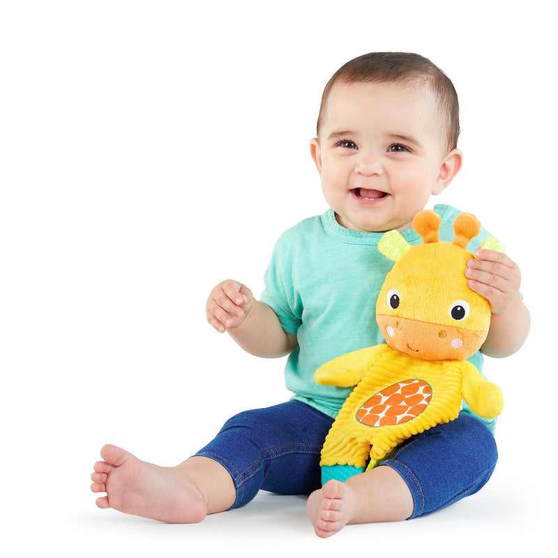 [Australia] - Bright Starts Snuggle & Teethe BPA-free Crinkle Teething Plush Baby Toy - Giraffe 