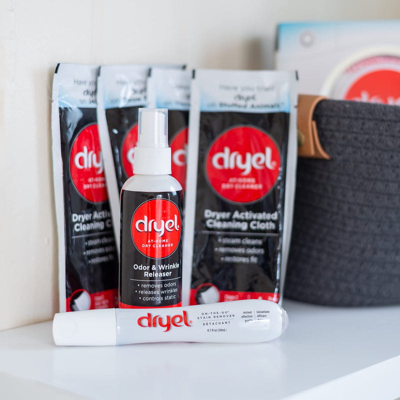[Australia] - dryel At-Home Dry Cleaner Refill Kit, Gentle Laundry Care for Special Fabrics and Dry-Clean-Only Clothes, 10 Loads Refill Kit, 10 Load 