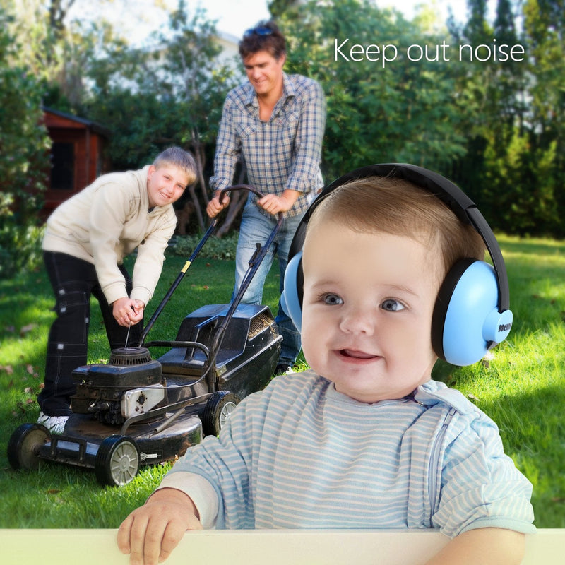 [Australia] - Baby Ear Protection Noise Cancelling Headphones for Babies for 3 Months to 3 Years (Blue) Blue 