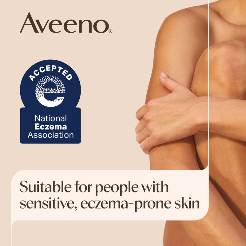 Aveeno Eczema Therapy Nighttime Itch Relief Body Balm, Colloidal Oatmeal Cream for Itchy Skin Relief, Moisturizing Balm for Sensitive, Eczema-Prone Skin, Steroid- & Fragrance-Free, 11 Oz
