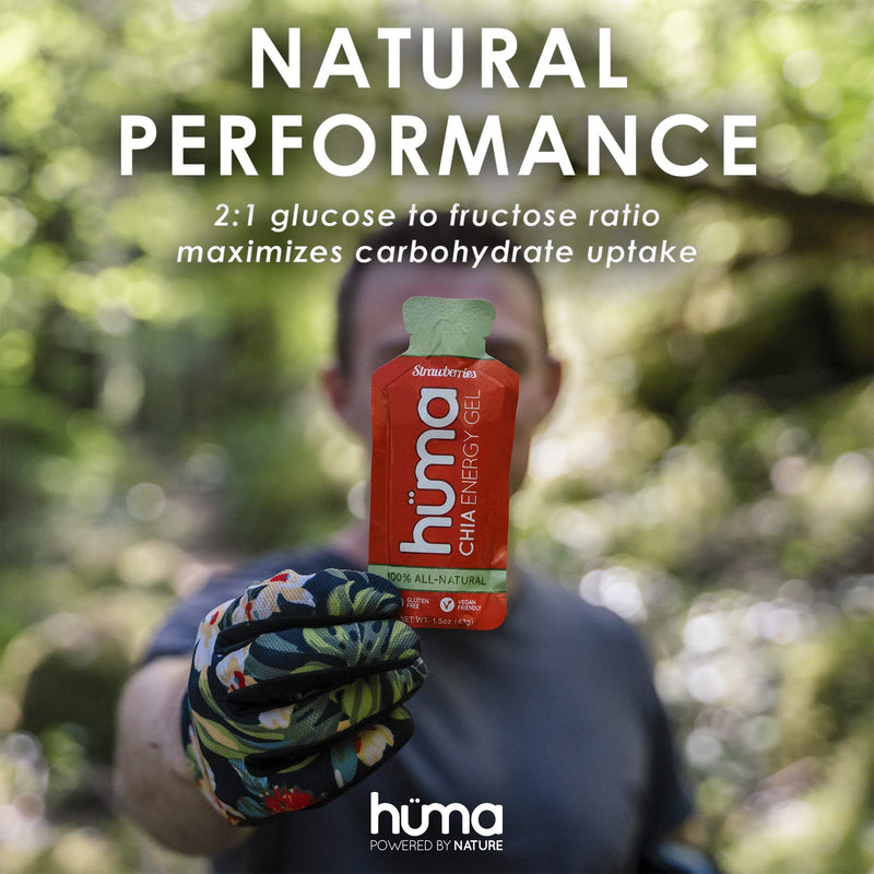 [Australia] - Huma Plus (Double Electrolytes) Chia Energy Gel, Variety Pack, 12 Gels - Stomach Friendly, Real Food Energy Gels 1.55 Ounce (Pack of 12) Variety Plus 