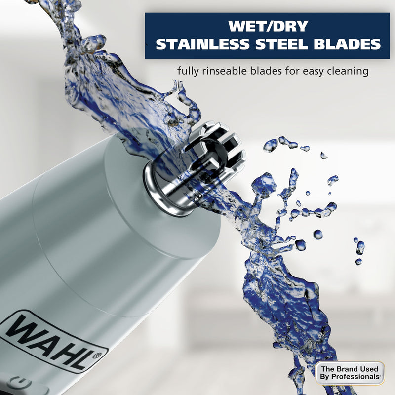 [Australia] - Wahl Clipper Battery Operated, Precision Ear and Nose Hair Trimmer for Men, Hygienic Nose Trimmer with Rinseable Blade for Easy Cleaning, Perfect for Travel – Model 3026462 