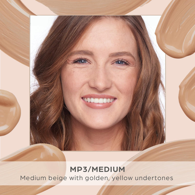 PÜR MINERALS 4-in-1 Tinted Moisturizer With SPF 20 - Hydrating Face Moisturizer, Primer, & Foundation With Shea Butter, Aloe Vera & Vitamin B3 - Vegan Friendly - Free of Paraben, Gluten & BPA 04. MP3/Medium