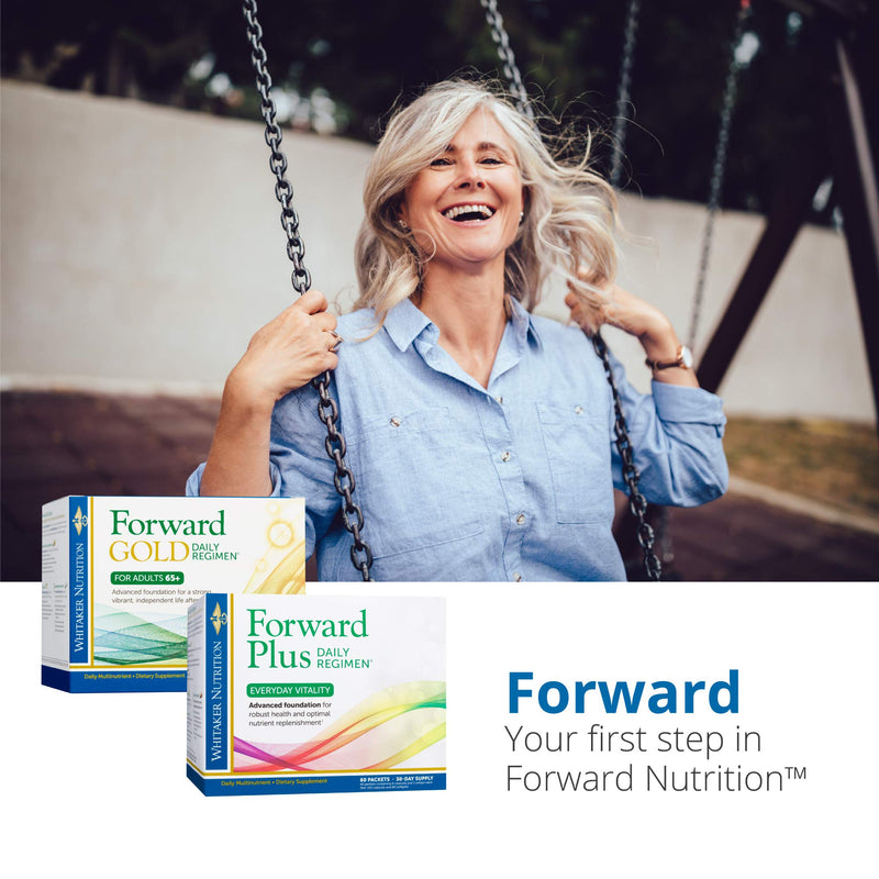 Dr. Whitaker's Forward Gold Daily Regimen Multi-Nutrient Vitamin Supplement for Adults 65+, 60 Packets (30-Day Supply) 60 Count (Pack of 1)