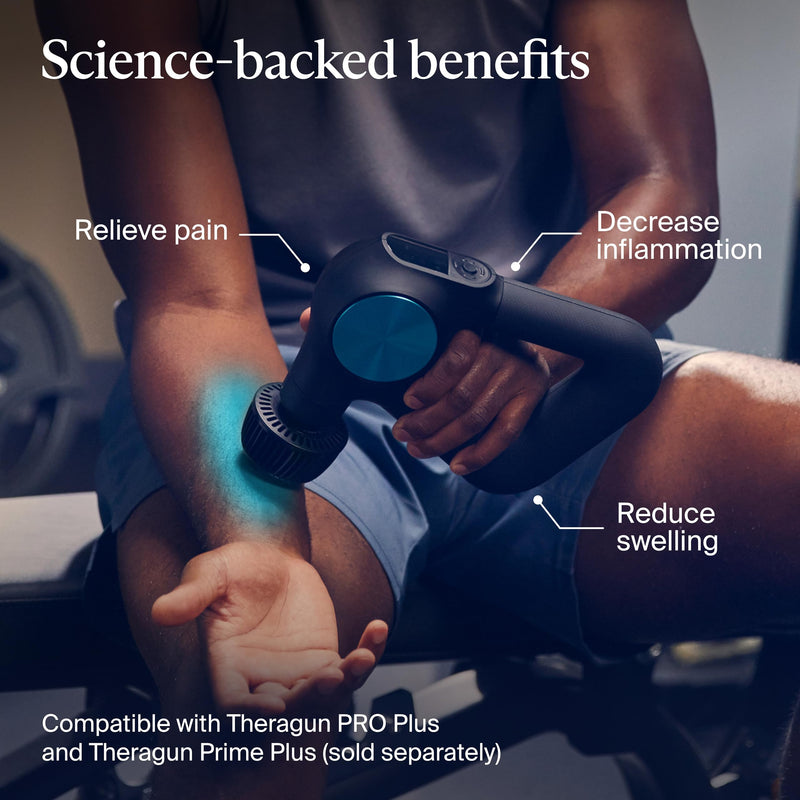 [Australia] - Theragun Cold Attachment for PRO Plus Deep Tissue Massage Gun, Features 3 Cold Therapy Temperature Levels for Custom Pain Relief, Inflammation and Swelling Treatment (Only Compatible with Pro Plus) PRO Plus Cold Attachment 