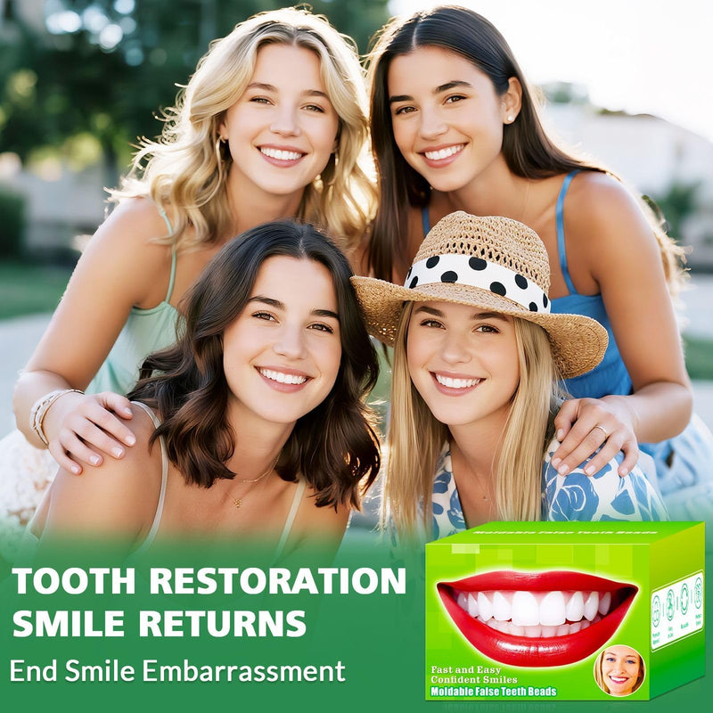 [Australia] - Tooth Repair Kit, Moldable False Teeth Beads for Temporary Fix for Missing or Broken Teeth, DIY Thermoplastic Beads 1PCS 