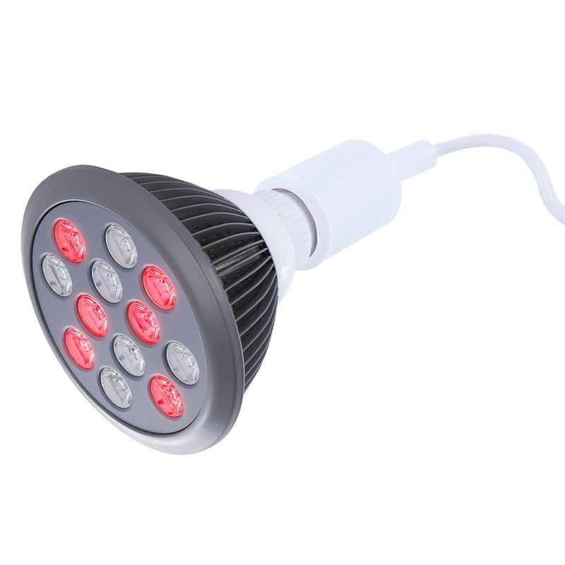 [Australia] - Red Light Therapy Device Red Near Infrared 660nm 850nm. 12 LEDs. High Irradiance for Skin Health, Pain Relief, Anti Aging, Muscle Recovery, Performance, Energy. Handheld, Power Cord Included. HG24. Red / Nir 