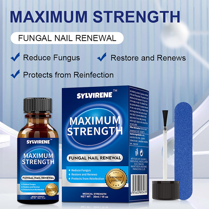Extra Strength Toenail Fungus Treatment 1oz, Restore Yellow Nails | For Toenails & Fingernails, Gentle Non-Irritating, Precision Brush Applicator, Fast-Absorbing, Athlete's Foot Relief