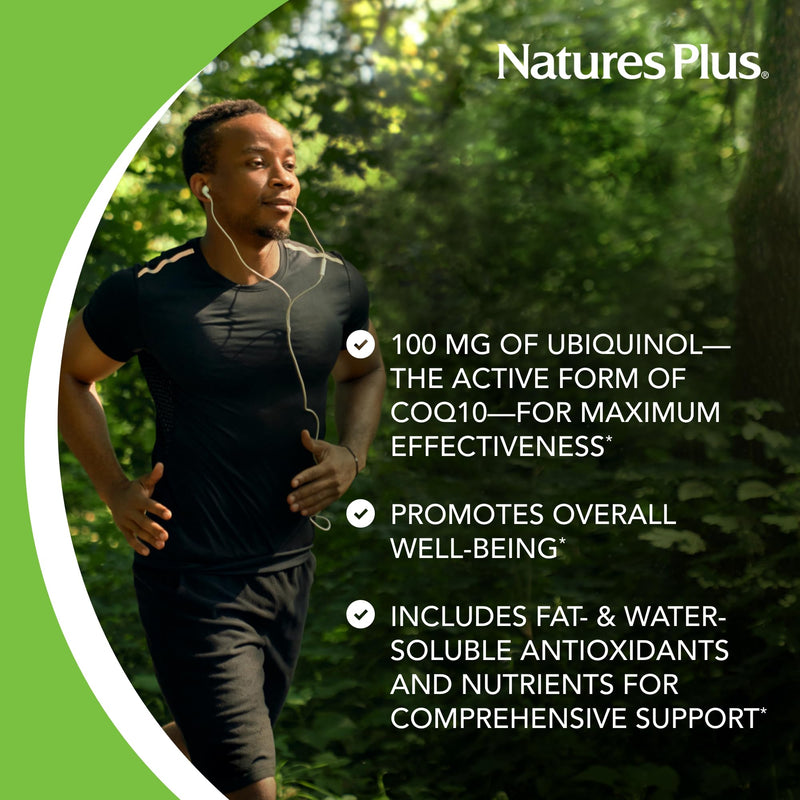NaturesPlus Beyond CoQ10 100 mg - 60 Softgels - Provides High-Strength Ubiquinol - Supports Overall Well-Being - 60 Servings 60 Count (Pack of 1)