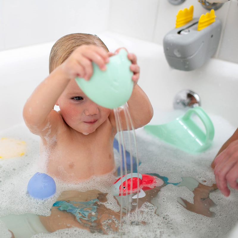 [Australia] - Dr. Brown’s CleanUp Dino-Soft Baby Bath Spout Cover, Soft and Safe on Tub Faucet, Toddler Bathtub Safety for Kids, BPA Free, Certified Plastic Neutral 