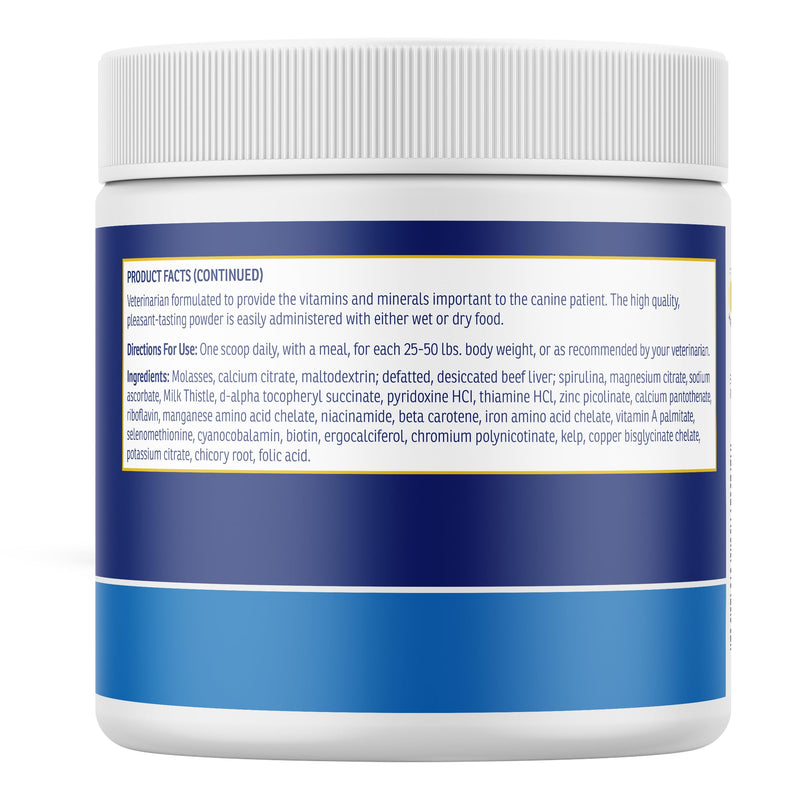 Rx Vitamins Essentials for Dogs - Daily Vitamins & Minerals - 8 oz | with Blue Spirulina, Kelp Powder, & Milk Thistle for Dogs - Complete Canine Vitamins and Essential Minerals Powder New Label