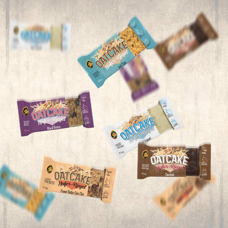[Australia] - All Stars Oatcake oat bar mix box I 12 energy bars 80g each I protein bar with oat flakes & high-quality carbohydrates I sweet muesli bar super filling 