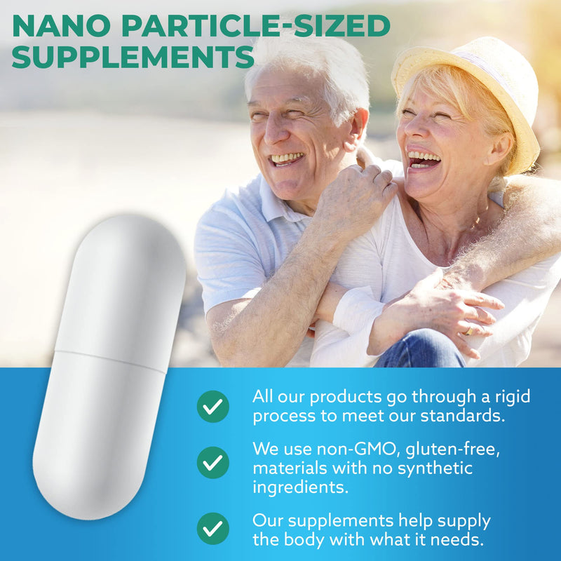 [Australia] - Nano Gotu Kola 250 mg Veggie Capsules (120 Servings), Gotu Kola Extract, Nano for Enhanced Absorption, Enhances Brain Function & Collagen Synthesis, Non-GMO, Vegan, Gluten-Free Capsule 