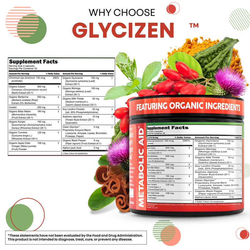 [Australia] - Clean Nutra Berberine and Ceylon Cinnamon Supplement Bitter Melon Glucomannan Gymnema Sylvestre Chromium Moringa Milk Thistle Turmeric Apple Cider Vinegar Digestive Enzymes Inositol Pills 90 Capsules 