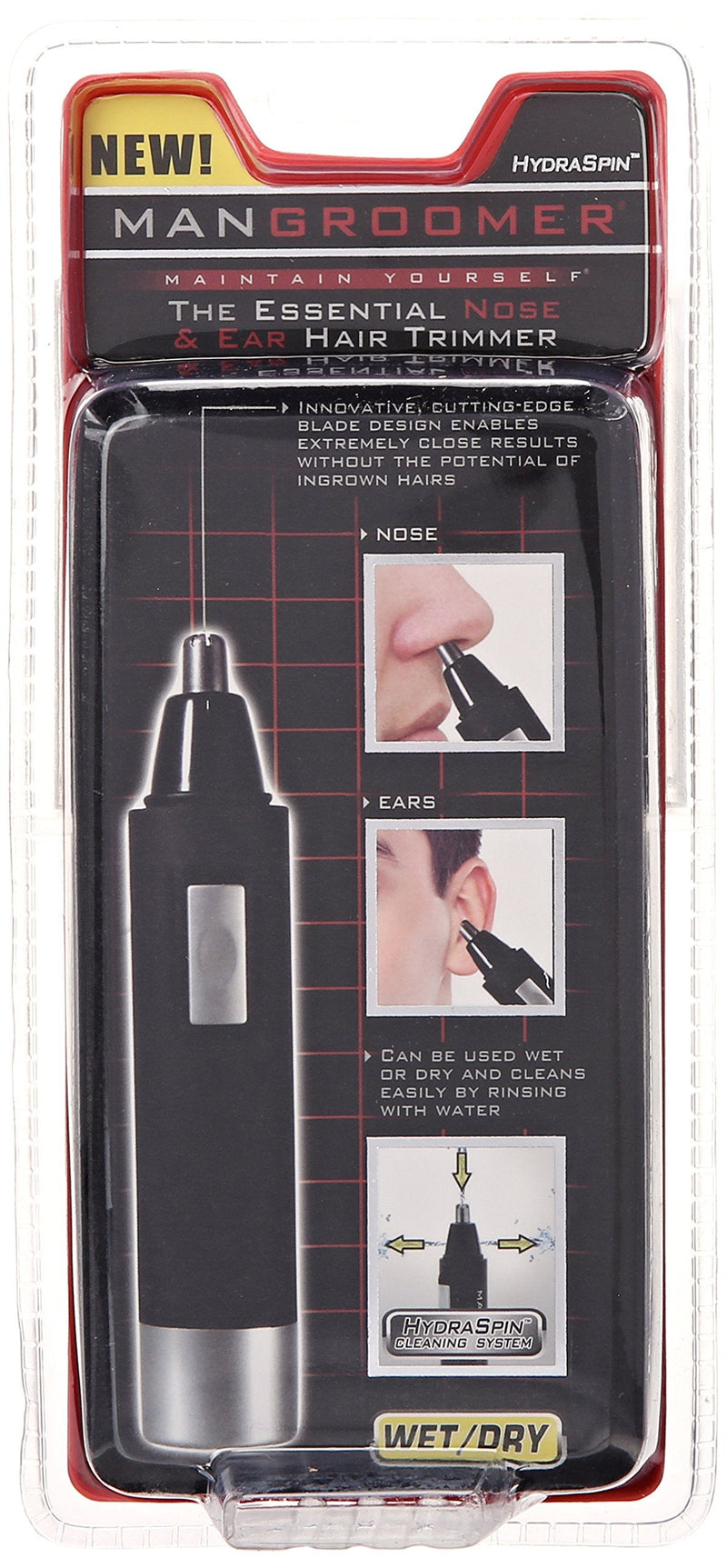 [Australia] - MANGROOMER PRO Essential Nose and Ear Hair Trimmer 
