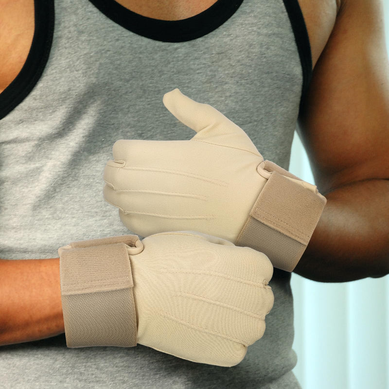 [Australia] - Traction Exercise Right Hand Glove Finger Flexion Glove Deluxe Traction Glove Handed Exercise Glove for Increasing Strength Flexion of Joints and Fingers, Small/Medium 