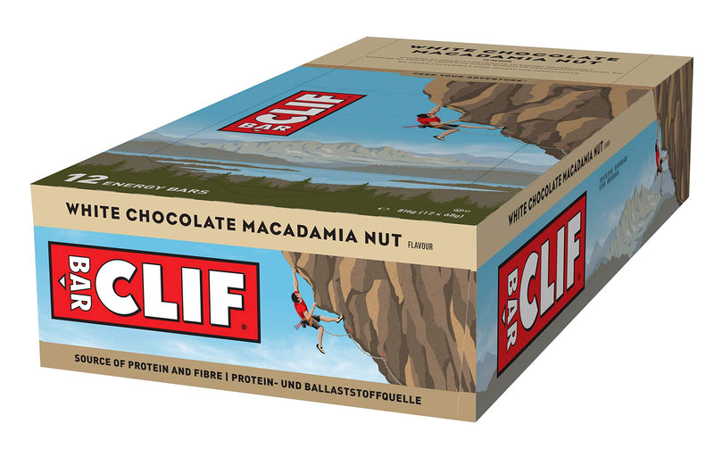 [Australia] - Clif Bar Energy Bar White Chocolate Macadamia, 816g (12 x 68g) Macadamia White 