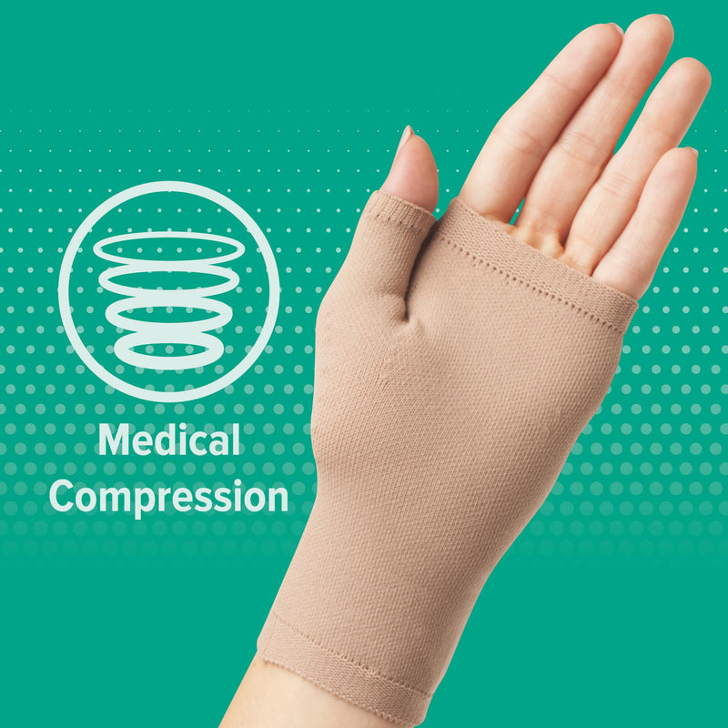 Juzo Basic 4411ad 20-30mmhg Knee-High Closed Toe Compression Stocking,Black,L Right