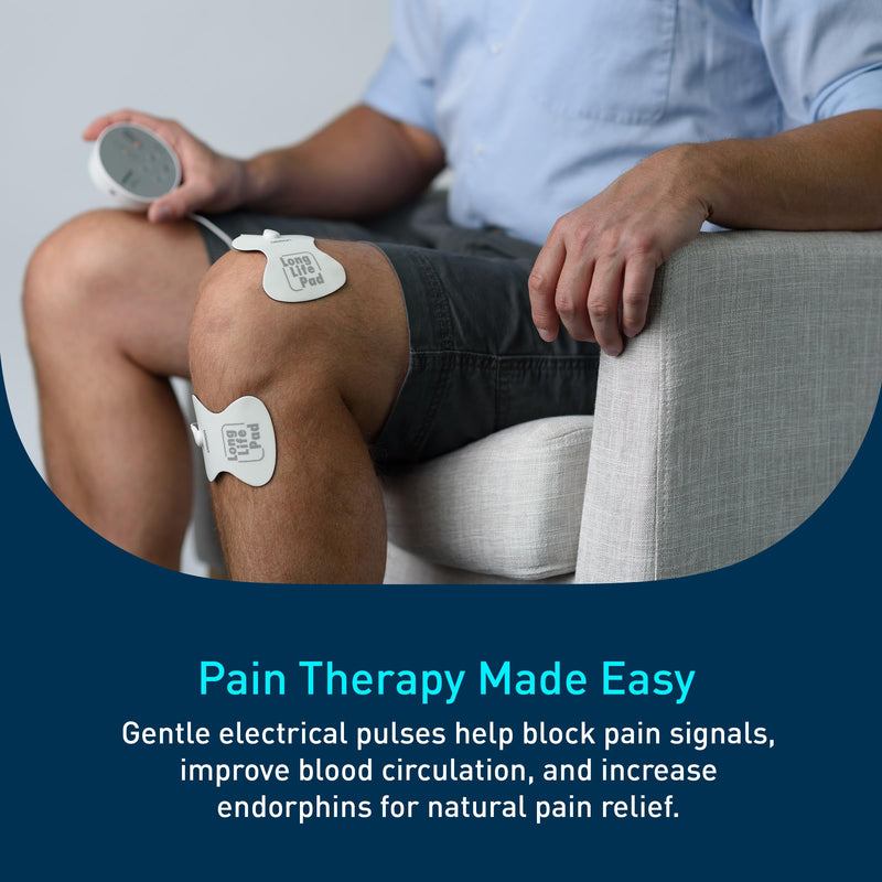 Omron Pocket Pain Pro TENS Unit Muscle Stimulator | For Drug-Free Pain Relief - Portable Electric Massager for Muscles and Joints - Includes 2 Reusable TENS Unit Pads