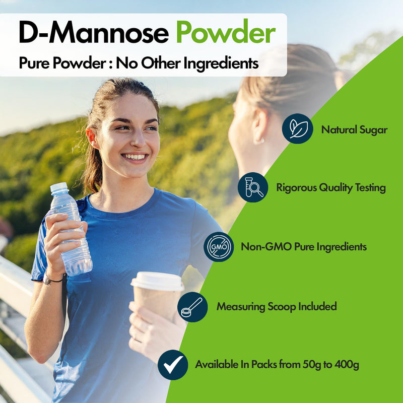 Your Supplements - D Mannose Pure Powder 200g | Natural & Non GMO | Vegetarian & Vegan Friendly | Scoop Included 200 g (Pack of 1)