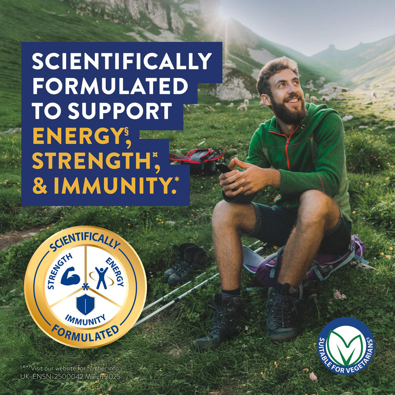 Ensure NutriVigor Nutritional Shake – Almond Flavour – 400g – Food Supplement with Protein, HMB & 27 Vitamins & Minerals – Supports Strength, Energy & Immunity – With Vitamin D, C & B