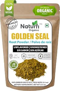 Goldenseal Root Powder 7gm = 1/4 oz. **USA grown & packaged** 0.25 Ounce (Pack of 1)