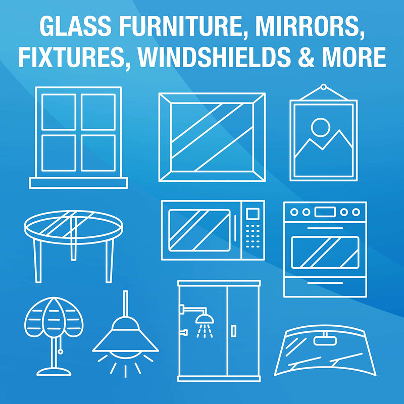 [Australia] - MiracleWipes for Glass, Disposable and Streak Free Cleaning Wipes for Mirrors, Windows, Kitchen, Home, and Auto- 60 Count 60 Count (Pack of 1) 