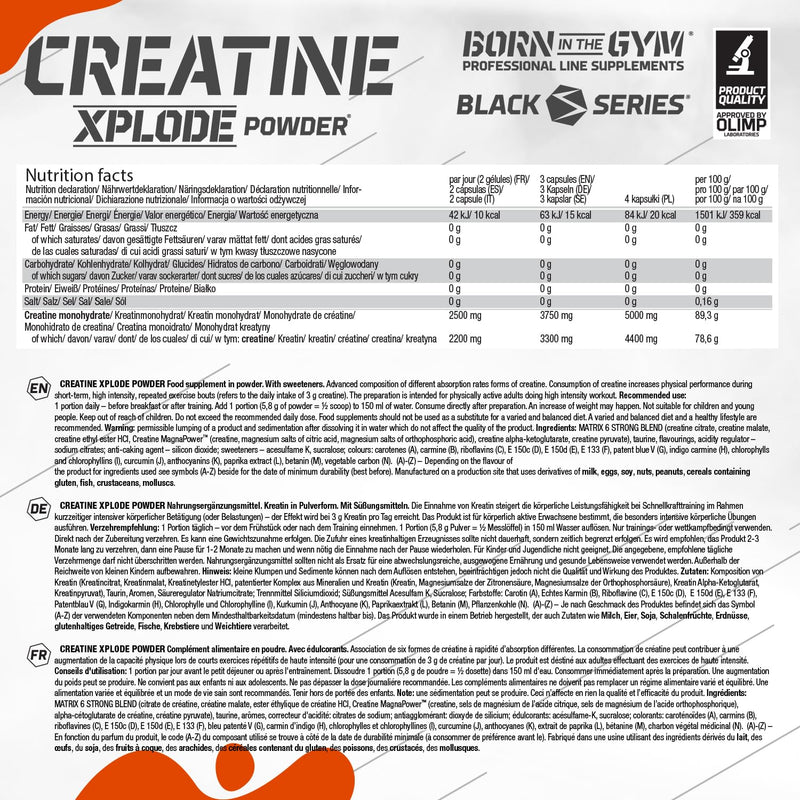 OLIMP SPORT NUTRITION Olimp Labs Creatine Xplode Powder, Pineapple Flavour, 500 g