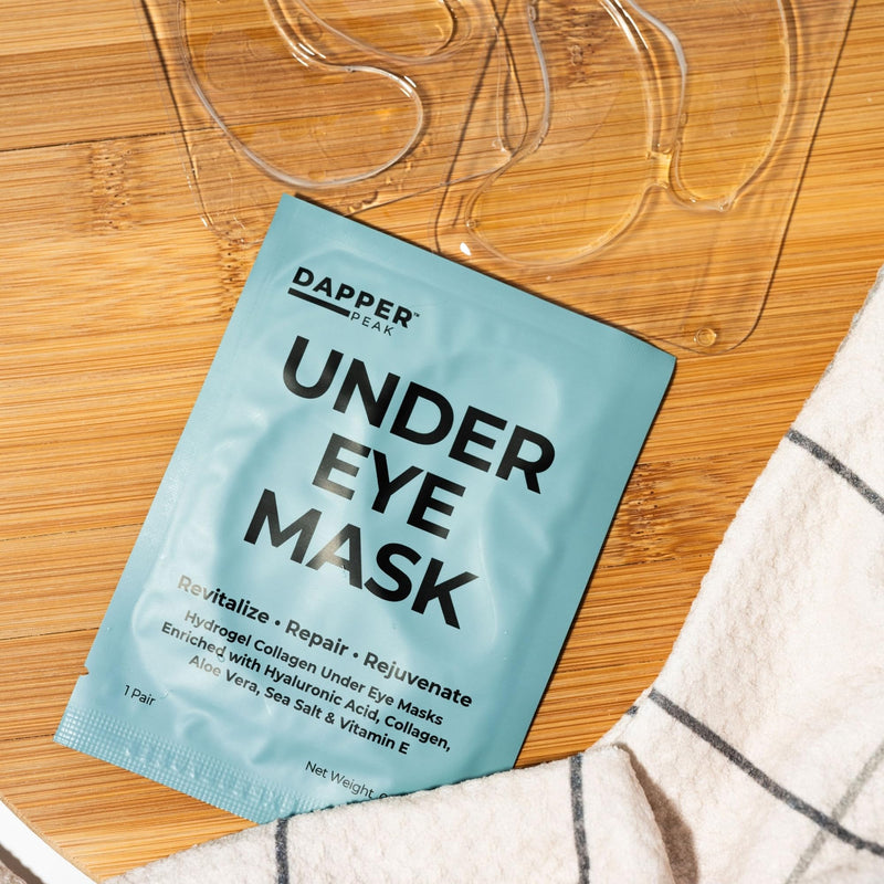 Under Eye Patches - 6 pairs| Hydrating Hydrogel Under Eye Mask/ Collagen Eye Patches, Hydrolyzed Marine Collagen, Vitamin E, Hyaluronic Acid, Remove Bags, Aloe, Skin Firming, Fragrance Free, 6 Pack