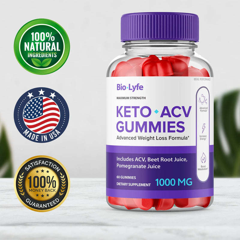 [Australia] - (3 Pack) Biolyfe Keto Gummies Biolife Keto Gummies Bio Lyfe Biolife Keto ACV Gummies Bio Life Keto Gummies(180 Gummies) 
