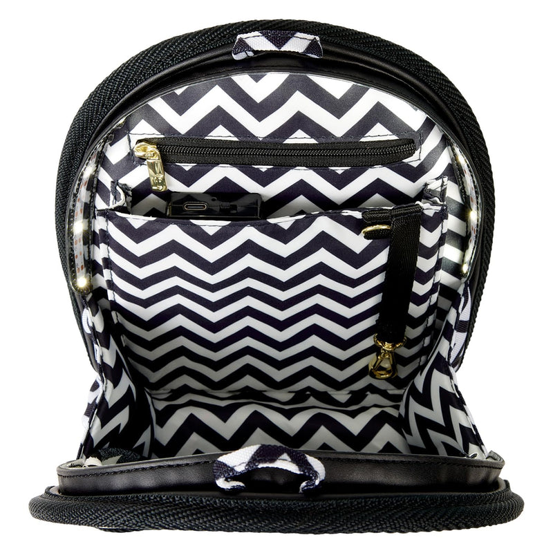 Loungefly Zig Zag Light-Up Mini Backpack Insert Organizer