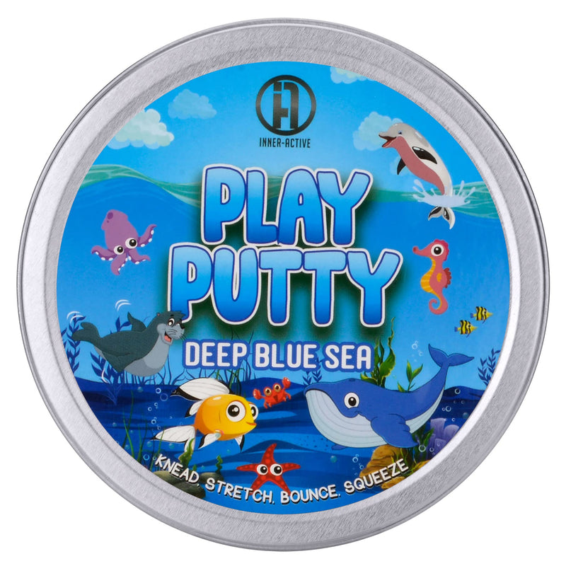 [Australia] - Play Putty Therapy Putty for Kids with Charms Deep Blue Sea Theraputty Medium Resistance, Increase Fine Motor Skills and Finger Strength, Physical and Occupational Therapy Toy 