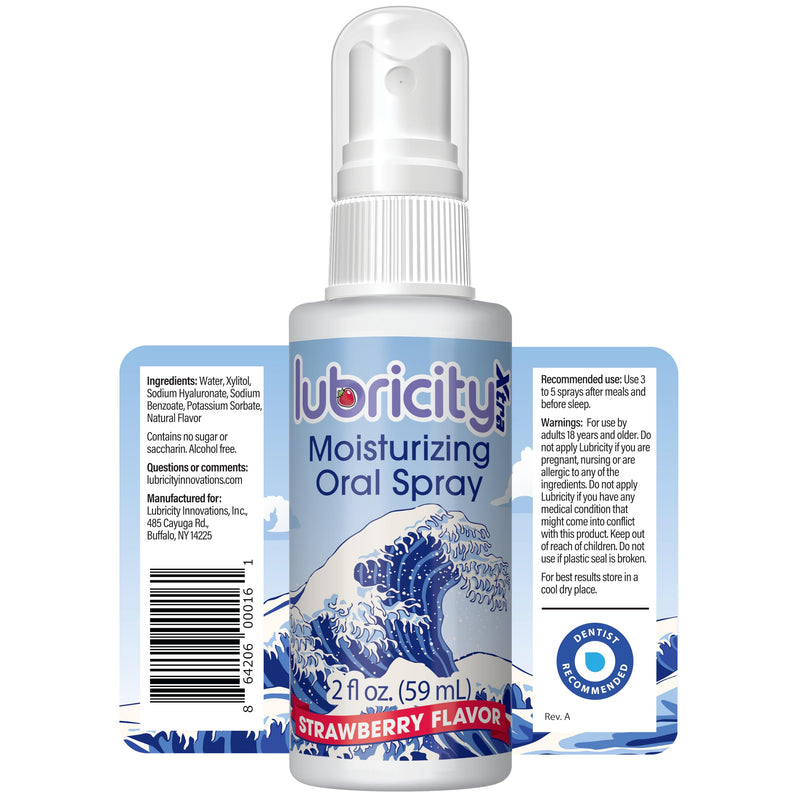 [Australia] - Dry Mouth Spray - Advanced Formula - Hyaluronic Acid and Xylitol, Strawberry Flavor - Saliva Substitute Dry Mouth Oral Spray, The Most Satisfactory Solution in Dry Mouth Products 