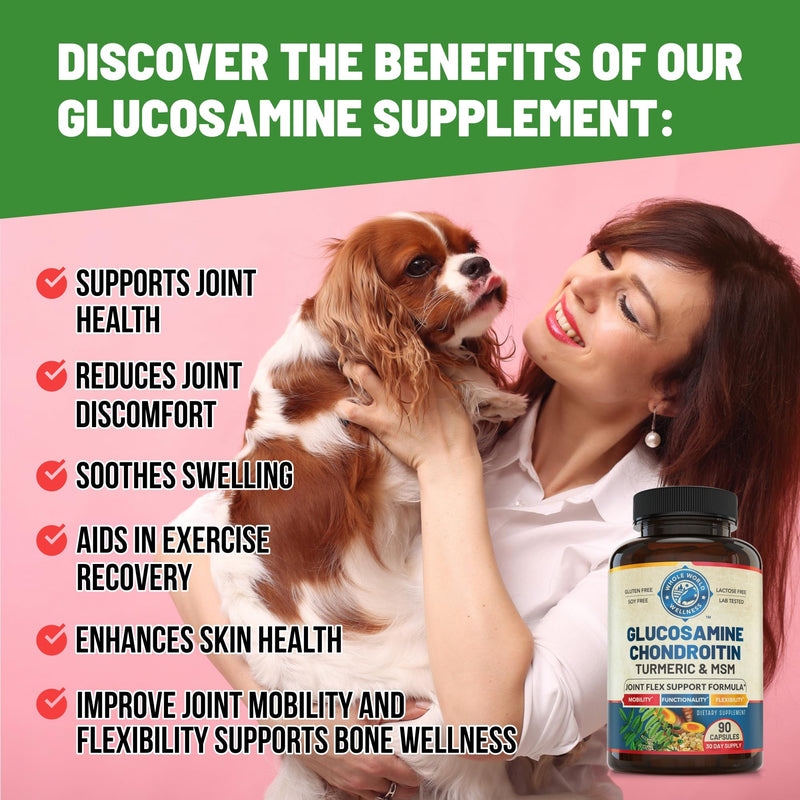 Mens Daily Multivitamins & Advanced Joint Support Bundle (One Bottle Each). Collectively Supports Holistic Wellness, Boosted Energy, and Joint Health. USA Made.