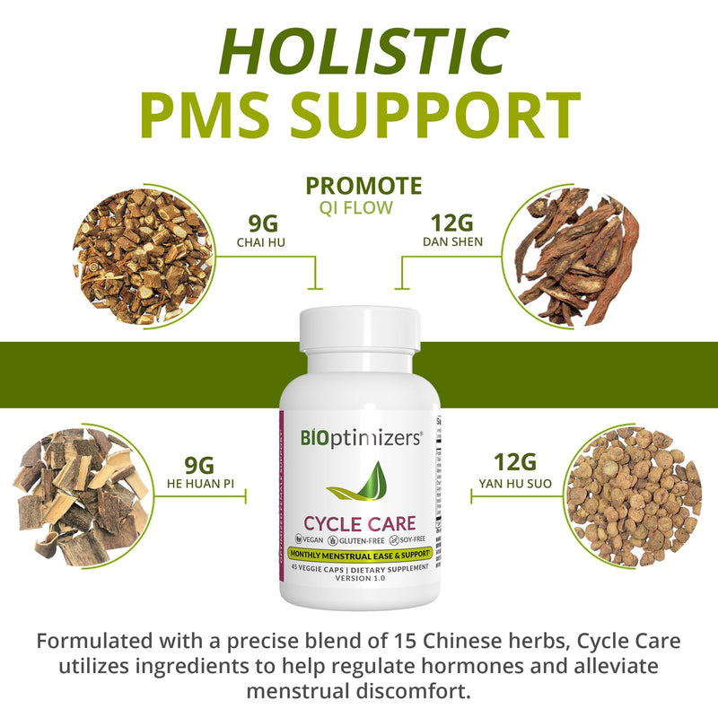 [Australia] - BIOptimizers - Cycle Support - Period Support Supplement for Women - Bloating and Cramping Menstrual Relief - 45 Capsules 45 Count (Pack of 1) 