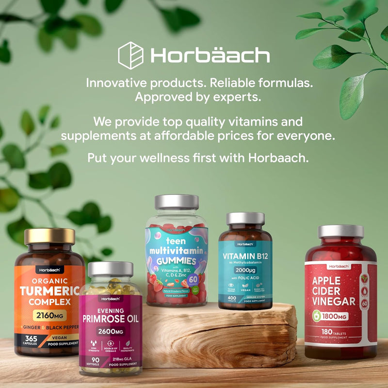 [Australia] - Maca Root Capsules | High Strength | Black Maca Complex | with Black Maca, Panax Ginseng, Yellow Maca & Black Pepper | 180 Vegan Tablets | by Horbaach 