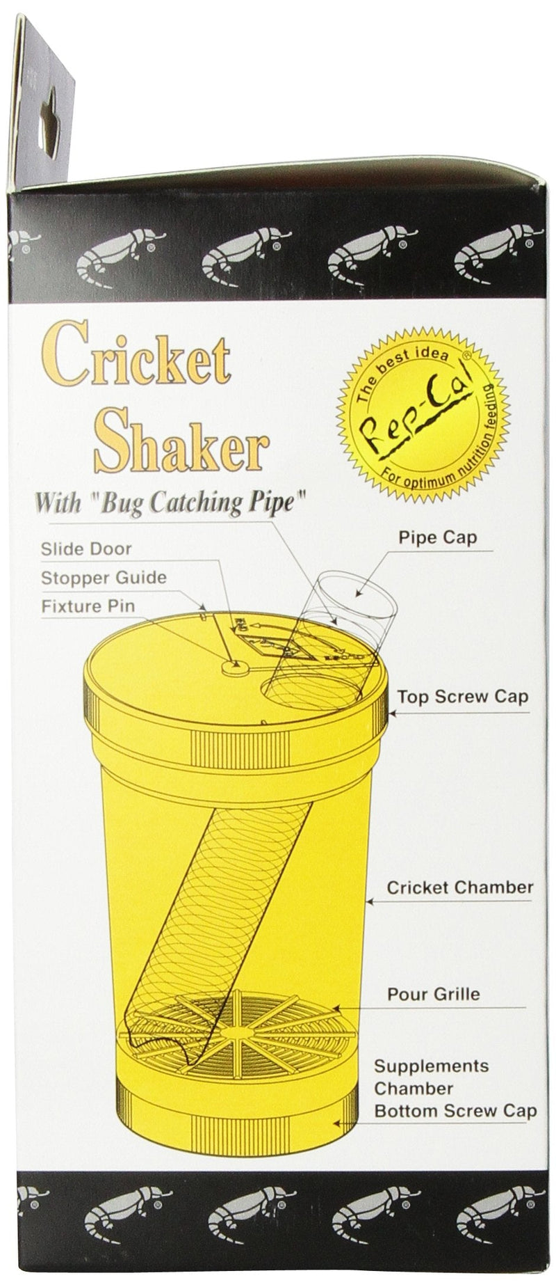 Rep-Cal SRP00500 Cricket Shaker with Bug Catching Pipe Reptile Vitamins and Supplements - PawsPlanet Australia