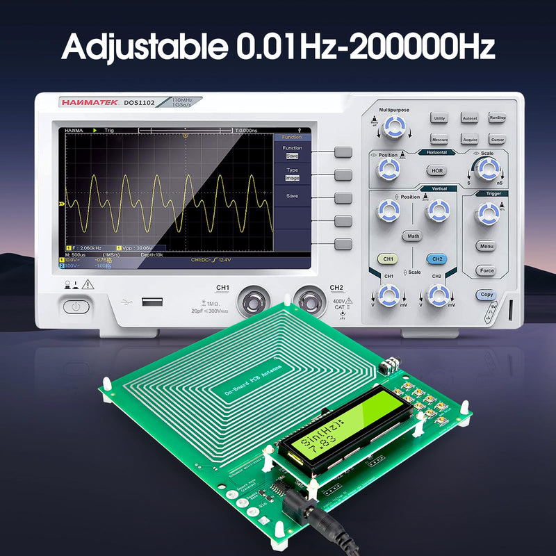 [Australia] - Adjustable Schumann Resonance Generator (0.01Hz-20kHz) | Healing Frequency Generator, Rife Machine, 7.83Hz Sleep Aid, Stress Relief, Relaxation, Meditation & Yoga Enhancer, USB Powered 