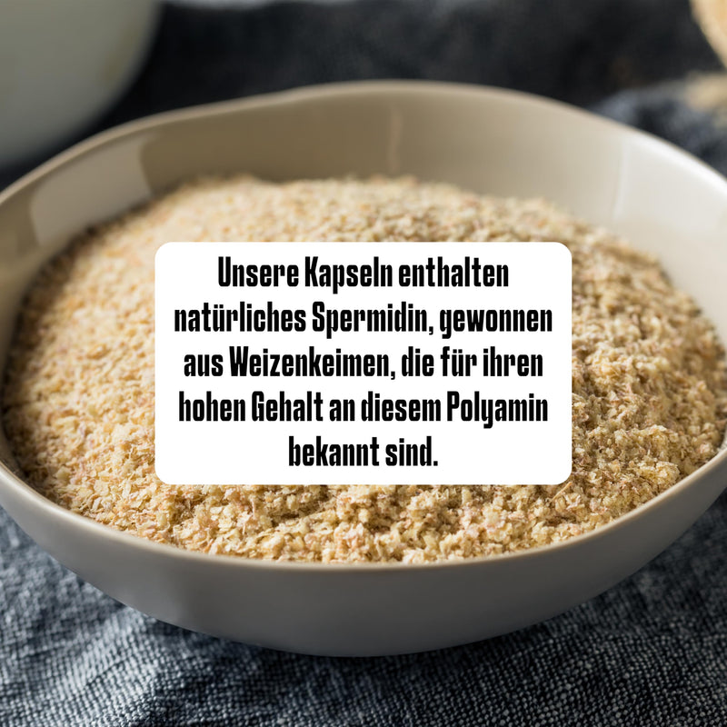 [Australia] - Spacegarden - 300mg spermidine, cell regeneration - 60 spermidine capsules without additives - natural spermidine, vegan range for 1 month 
