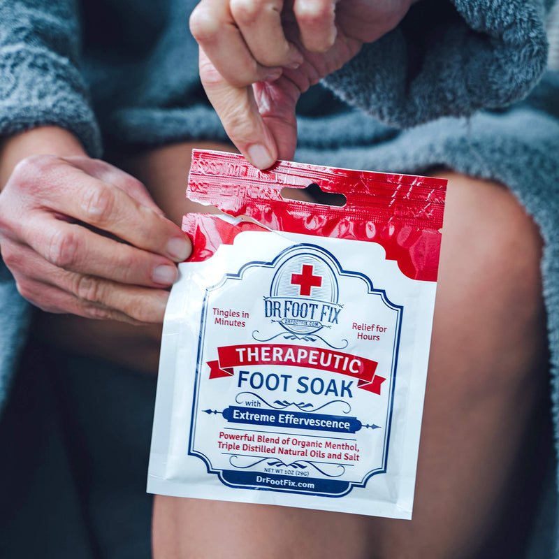 Therapeutic Foot Soak with All Natural Tea Tree, Peppermint & Birch Oil. Helps Soak Toenail Fungus, Athletes Foot & Stubborn Foot Odor - Soothes Feet - Tingles for Hours (4)