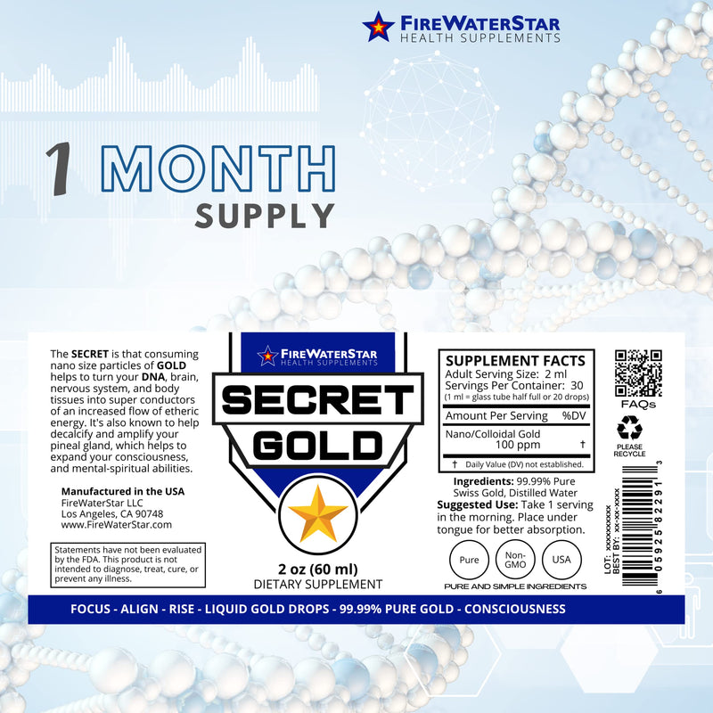 [Australia] - FWS Colloidal Gold - Liquid Gold Drops - 99.99% Pure Swiss Gold - 100 ppm - Ruby Red - Real 24K Gold - Gold Water - Ascension Aid - Brain Boost - Enhance Awareness, Clarity, Dreams, and Intuition 