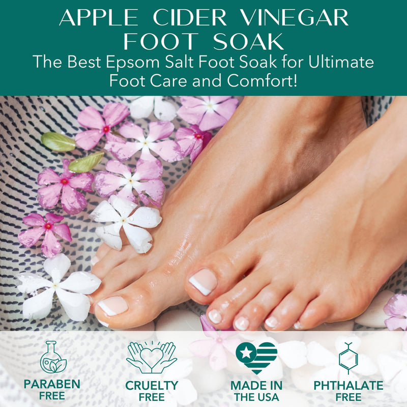 Apple Cider Vinegar Foot Soak, Mint & Eucalyptus (10oz)