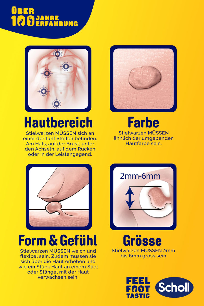 [Australia] - Scholl Freeze Away stalk wart remover set, removes skin tags in 1 treatment, stalk wart removal on neck, chest, armpit, back and groin, clinically proven, 12 treatments 