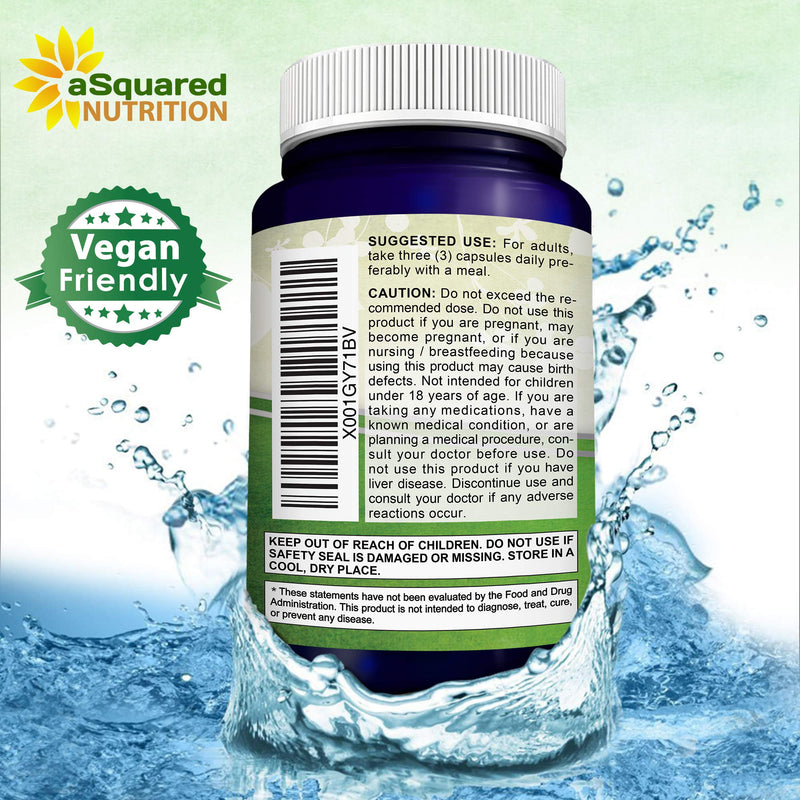 [Australia] - aSquared Nutrition Red Yeast Rice 1800mg - Dietary Supplement Vegan Powder Pills to Support Cardiovascular Health - 180 Veggie Capsules 