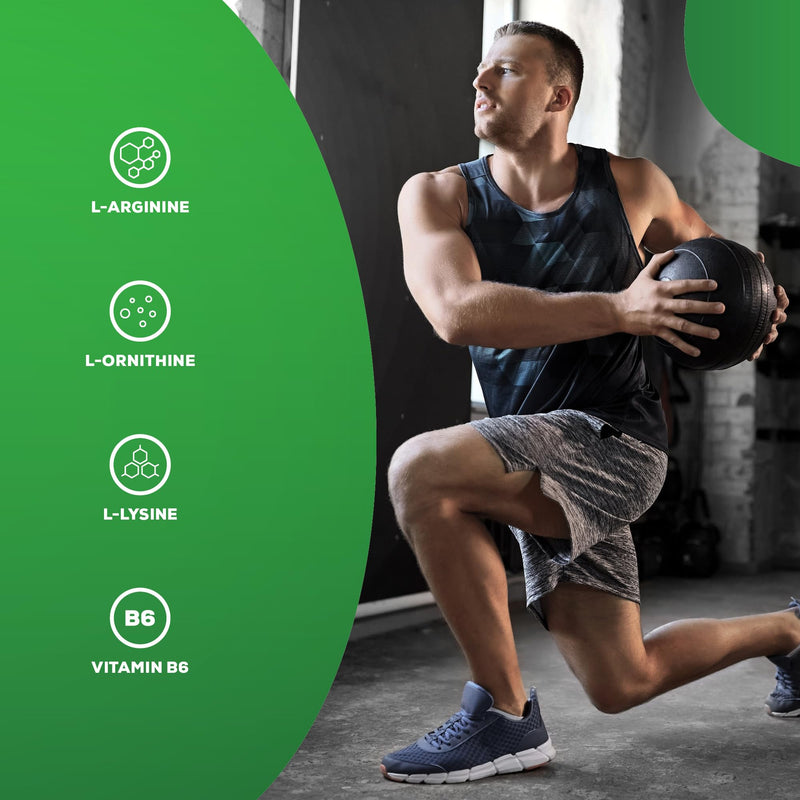 BioTechUSA GH | Hormone Regulator | with Amino Acids & Vitamin B6 | Boost Growth Hormone | Build Muscle | Reduce Fat | 120 Capsules