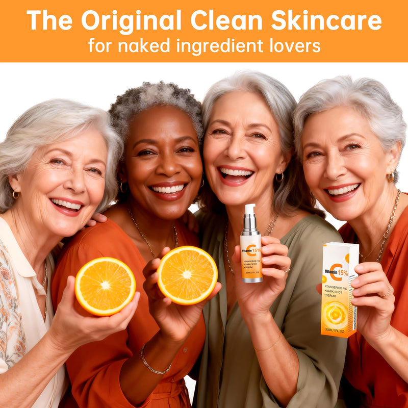 Super Vitamin C Serum for Women Over 70 Vitamin C Face Serum for Skin Care, Hyaluronic Acid for Face Dark Spot Remover, Anti Aging, Lifts and Firms, Fights Wrinkles 1fl. oz. 1Pcs