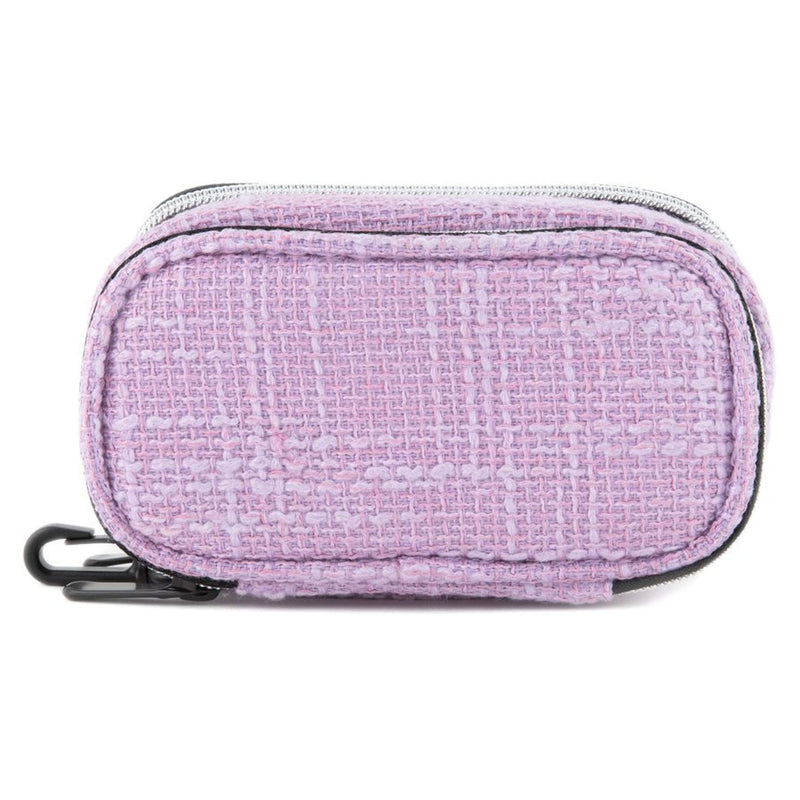 Pod Padded Travel Case with Keychain Clip - Protective Hemp Pouch with Padded Interior (6 Inch, Purple) 6 Inch (Pack of 1)