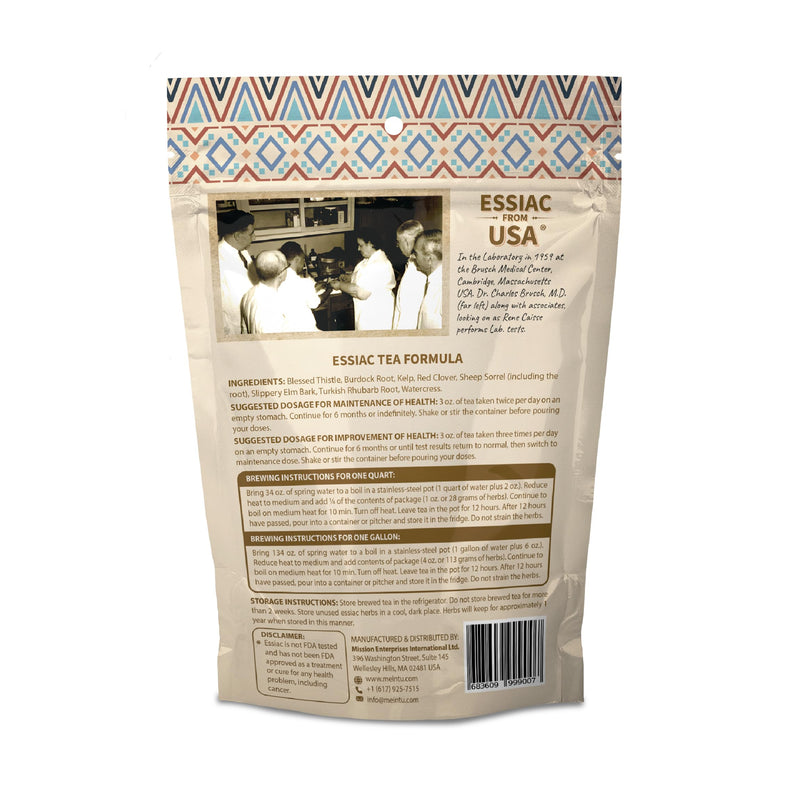 [Australia] - HUMAN™ by MEINTU Genuine Essiac Tea Organic 8 Herb Powder Formula Sheep Sorrel with 20% Root - 4 oz Stand-Up Airtight Zipper Pouch 