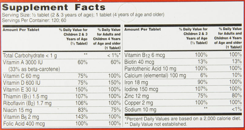 [Australia] - Flintstones Complete Childrens Chewable Supplement, 60 Count 